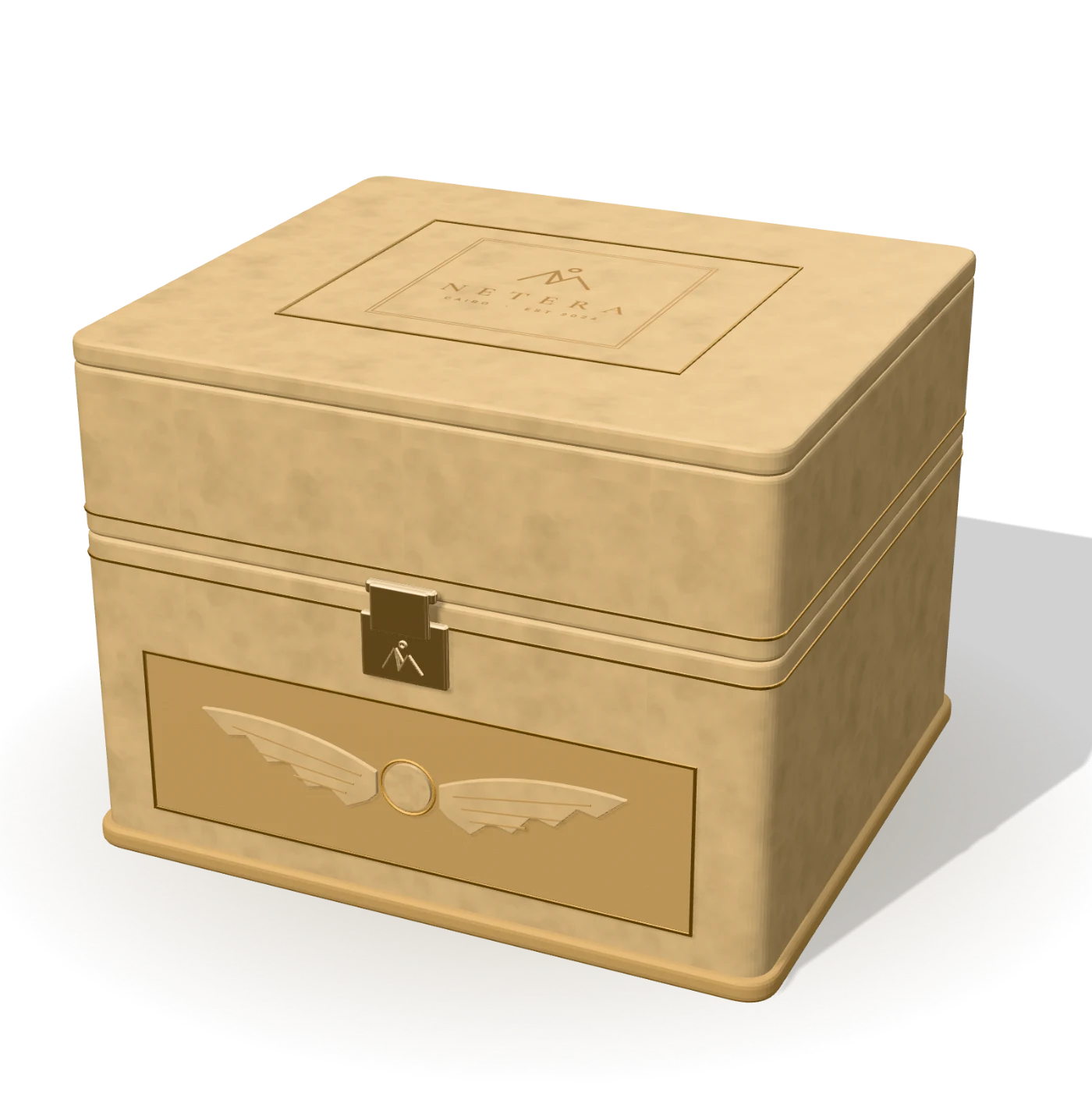 The closed NETERA presentation chest